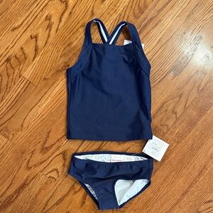 Hanna Andersson Dark Blue Kids Swim Bikini